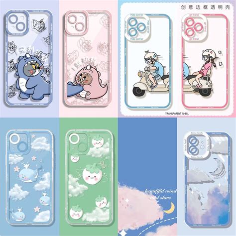 Amk Tecno Spark Go Infinix Hot I Play Smart Zero X Pro Cute Couple Transparent Angel