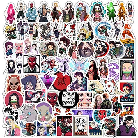 Demon Slayer Kimetsu No Yaiba Stickers70pcs Waterproof Vinyl Stickers For Water Bottlelaptop