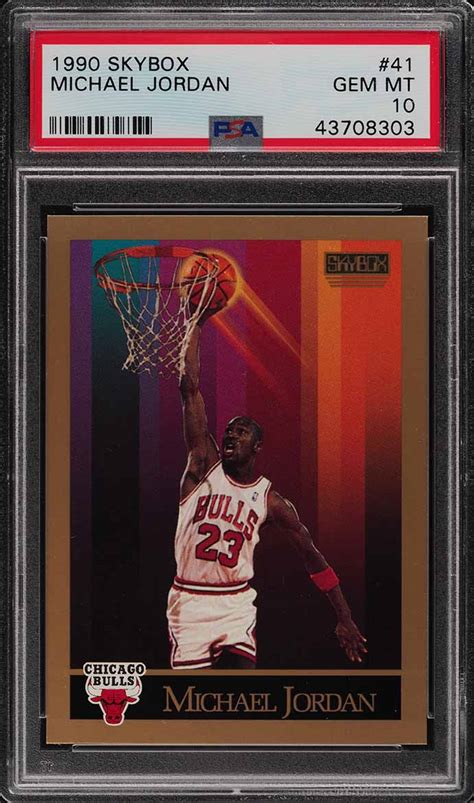 1990 Skybox Basketball Michael Jordan 41 PSA 10 GEM MINT PWCC PWCC