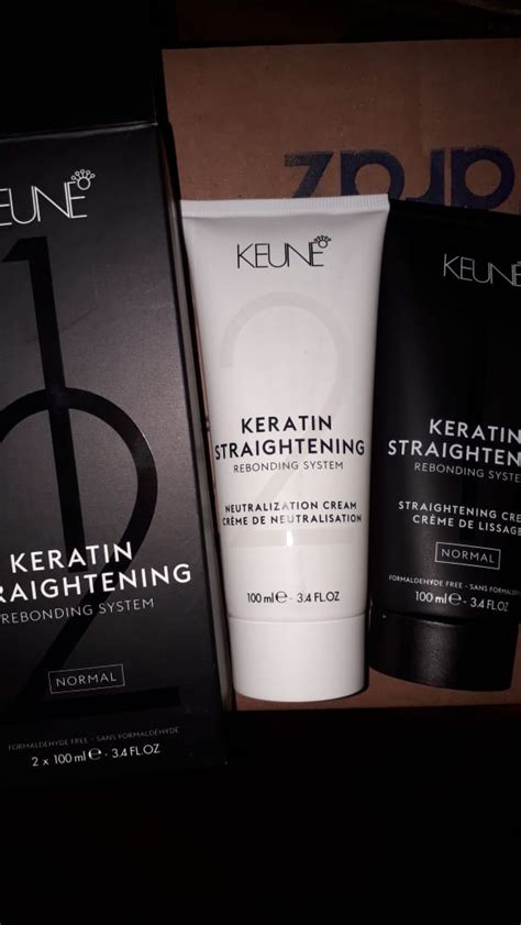 Keune Keratin Straightening Rebonding System Strong Off