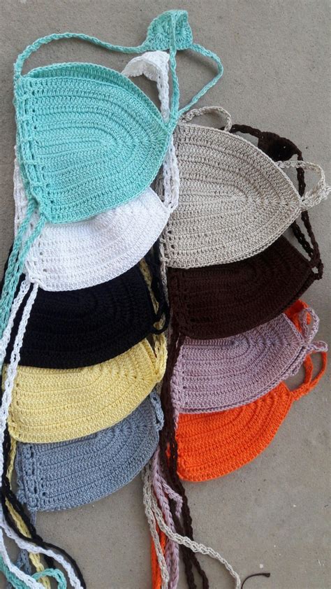 Crochet Bikini Top Festival Top Swimwear For Women Crochet Etsy