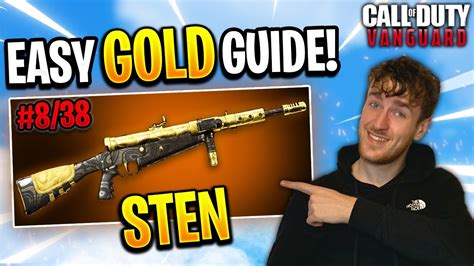 HOW TO GET GOLD STEN FAST Vanguard Atomic Camo Guide 8 38 Best