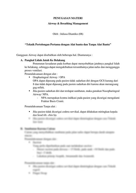 Solution Airway Breathing Management Review Studypool