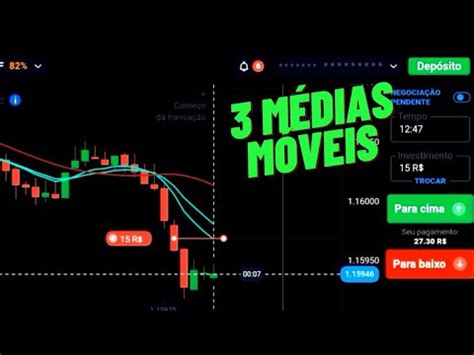 QUOTEX Nova Estratégia Para Ganhar Dinheiro Na QUOTEX Usando 3 Médias