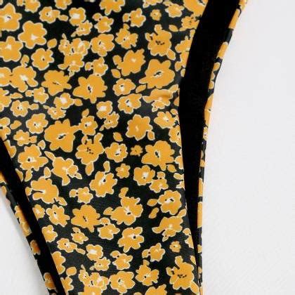 Printed Split Swimsuit Feminine Bikini Swimsuit On Luulla