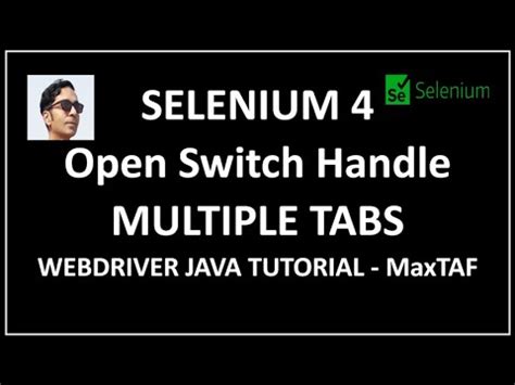 Selenium WebDriver Tutorial Open New Tab In Selenium How To Handle