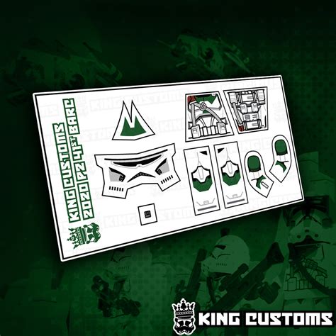 St Elite Corps Barc Trooper Phase Decal Sheet King Customs