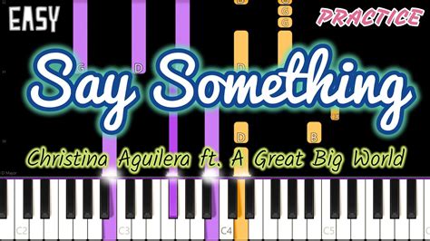 Say Something Lyrics By Christina Aguilera Ft A Great Big World