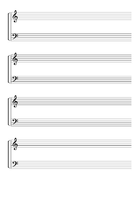 Printable Manuscript Paper Music Ratevar