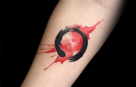 Tatuaggi Raffiguranti L Enso Il Cerchio Zen Con Significato