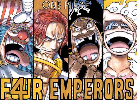 ONE PIECE - 1054 OFFICIAL FAN ART - FOUR EMPERORS by Bertiell on DeviantArt