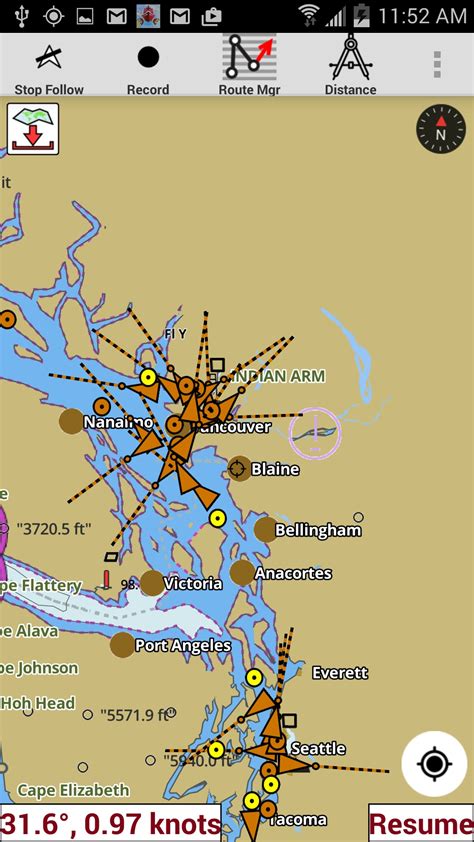 Ais Trackingadvanced Instrumentation On Your Phone Nautical Charts App