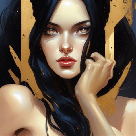 Openjourney Prompt A Naked Woman With Long Black Hair In PromptHero