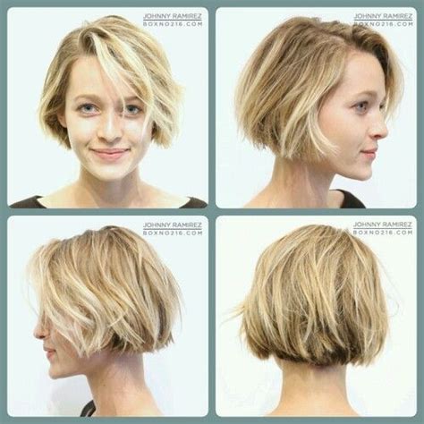 Blonde Shaped Bob With Messy Texture And Long Side Swept Bangs Artofit