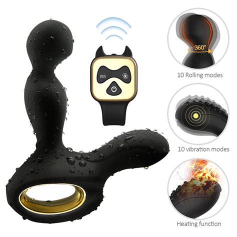 Sex Toys Thrusting Vibrating Butt Plug Anal Vibrator Wireless Remote