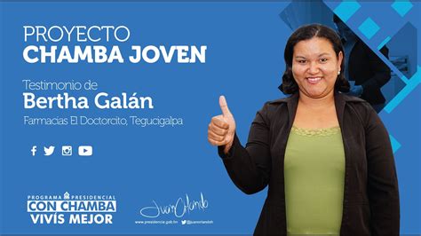 Bertha Galan Proyecto Chamba Joven Farmacia El Doctorcito Youtube