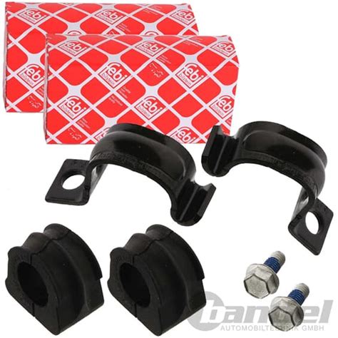 Febi Rep Satz Stabilisator Lager Stabi Gummis Mm Vorne Vw Golf