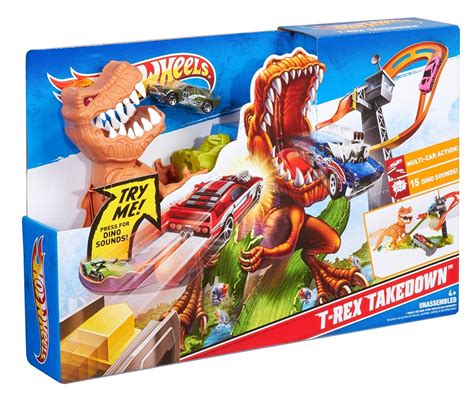 TOR HOT WHEELS T REX ATAKUJE DINOZAUR MATTEL TV 6944644135 Oficjalne Archiwum Allegro