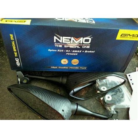 Jual Spion Nemo Karbon Hitam Ninja 250 R25 Cbr R15 For Yamaha Nmax