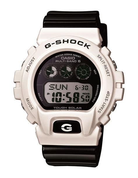 G-shock Mens Twotone Digital Atomic Solar Watch in Black for Men | Lyst