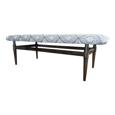 Mid Century Upholstered Bench Chairish