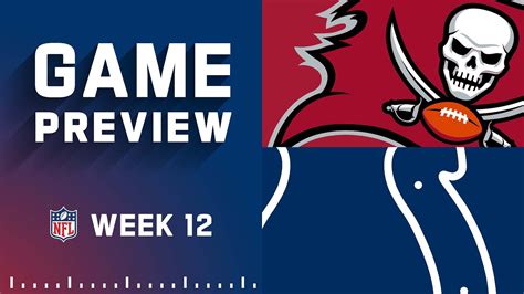 Tampa Bay Buccaneers Vs Indianapolis Colts Week 12 Nfl Game Preview