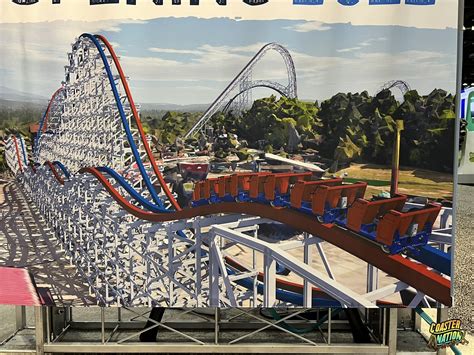 First Look At Arieforce One Rmc Roller Coaster Coming To Fun Spot