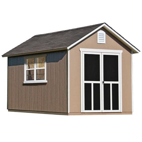 Handy Home Products Majestic Ft X Ft Wood Storage Shed