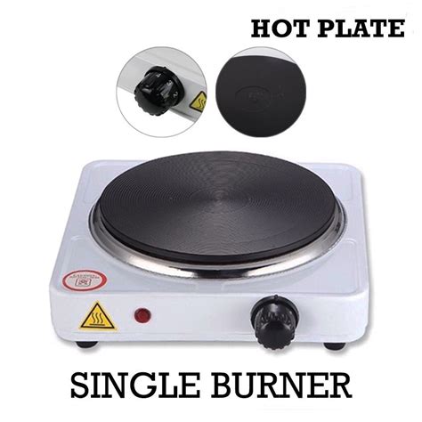 Hot Plate W Cooktop Single Electric Burner Portable Hot Plate Travel Cook Stove Counter Top