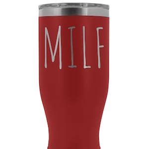 MILF Tumbler Funny Mom Gifts Mother S Day Present MILF Etsy