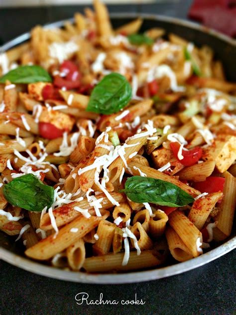 Healthy Red Sauce Pasta Recipe | Pasta in Red Sauce - Rachna cooks