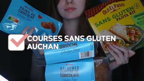 Retour De Courses SANS GLUTEN Et Autres Asmr YouTube