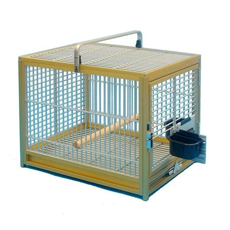 Cage De Transport Perroquet En Aluminium Kings Cages Tc03