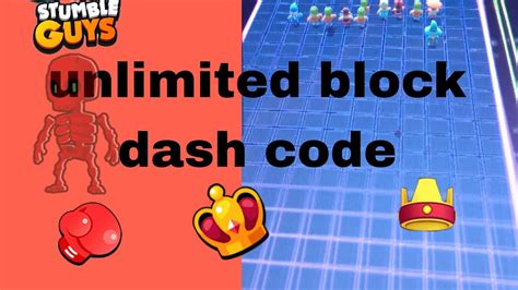 Stumble Guys Unlimited Block Dash Code Live Road To Subs