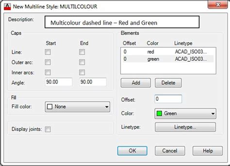 AutoCAD 2013 - Multi-coloured Dashed Lines – Cadline Community