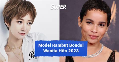 model rambut bondol wanita  bisa dicoba