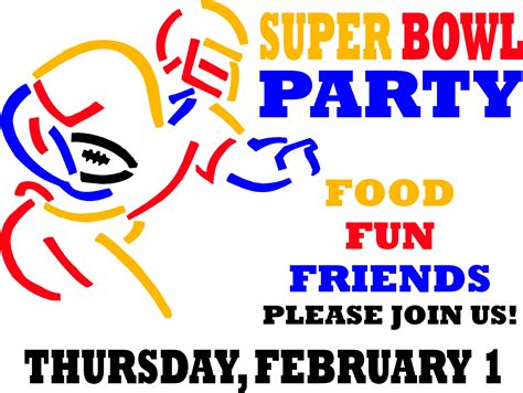 clip art for super bowl