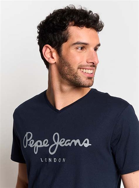 Ripley POLO MANGA CORTA EGGO V PEPE JEANS PARA HOMBRE