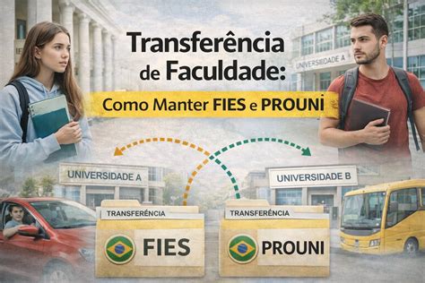 Transferência de Faculdade: Como Manter FIES e PROUNI
