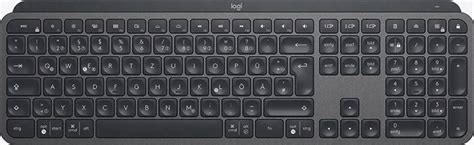 Klawiatura membranowa Logitech MX Keys czarna układ niemiecki DE