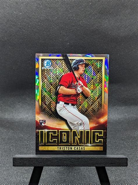 Bowman Chrome Triston Casas Atomic Refractor Iconic Sp Red