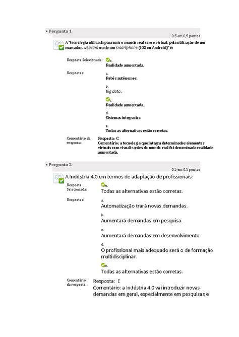 Question Rio Unidade I Estudos Disciplinares Xiv Pergunta