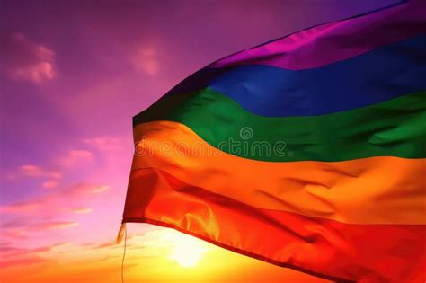 Fondo Arco Iris Lgbt Lgbtq Orgullo Gay Bandera Arco Iris Fondo Generativo Ai Stock De