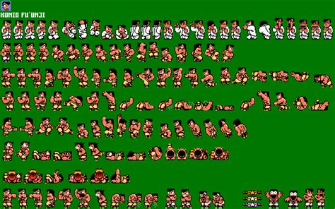 Pixilart Kunio Fu Unji Sprites By Tuxedoedabyss03