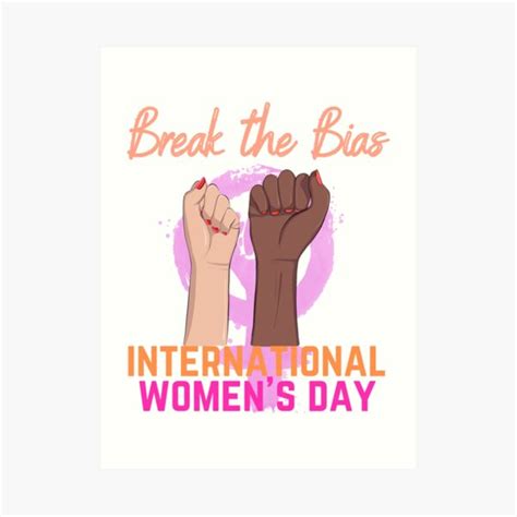 Break The Bias International Womens Day 2022 Gender Equality Art