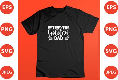 Retrievers Golden Dad Graphic by Sohag 881Creative Fabrica