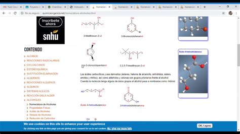 Nomenclatura Qu Mica Org Nica Arom Ticos Alcoholes Cetonas