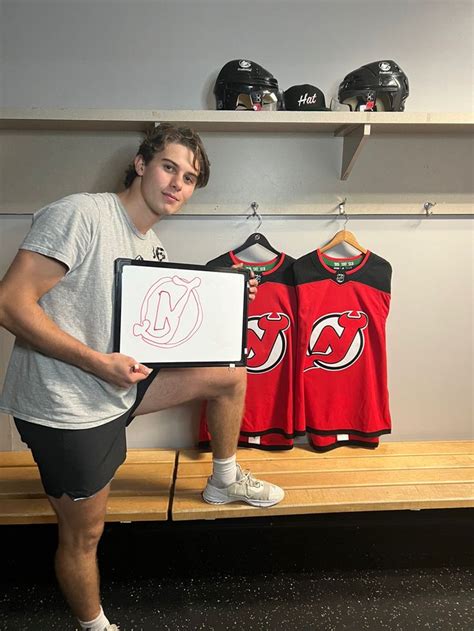 Jack Hughes Hughes Brothers Hot Hockey Boy New Jersey Devils