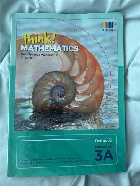 Think Mathematics Textbook 3A New Syllabus Mathematics 8th Edition