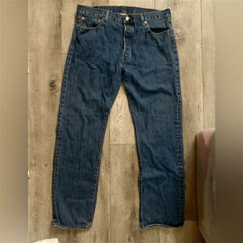 Vintage Mens Levi Strauss 501 Jeans Straight Size 36 … - Gem